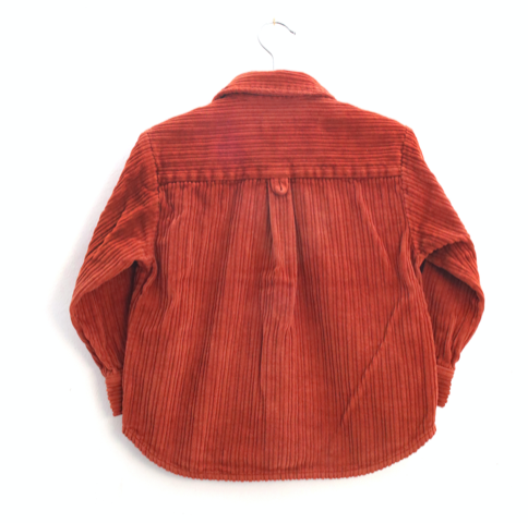 Corduroy Overshirt | Brick